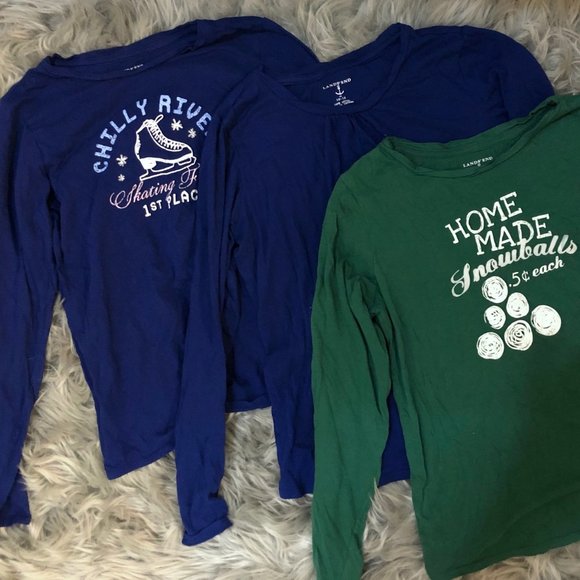 Lands End PJ Winter Bundle - Picture 2 of 6